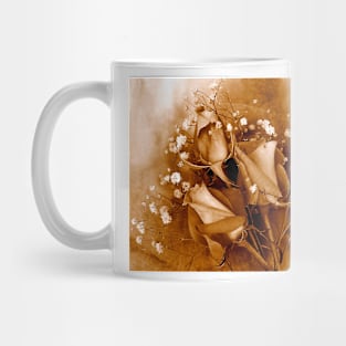 Bouquet in Sepia Mug